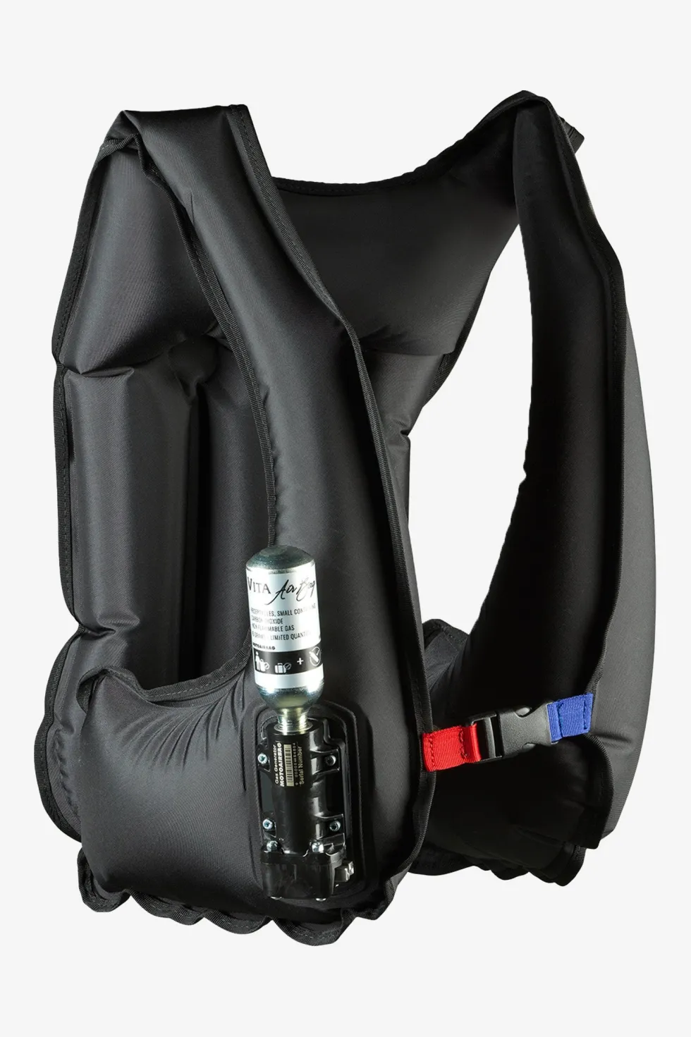 Airbag Vita Säkerhetsväst Svart