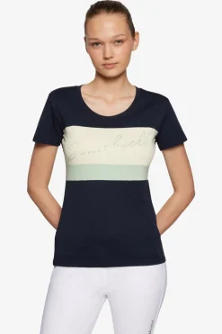 Alba Crys T-shirt Navy/Pistaccio