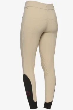 American Ridbyxor Knä Grip Beige