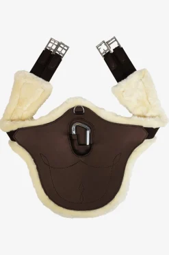 Anatomisk Stud Magplatta Fårskinn Brun