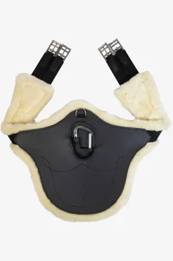 Anatomisk Stud Magplatta Fårskinn Svart