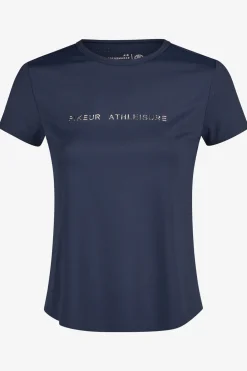 Athleisure Funktion T-shirt Navy
