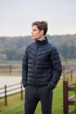 Classic Quilted Jacka Herr Navy