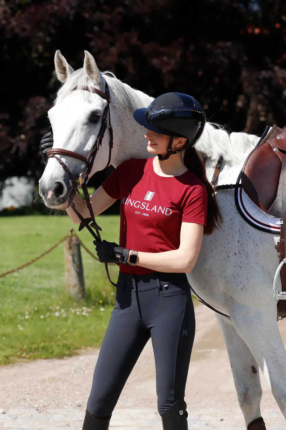 Classic T-shirt Burgundy