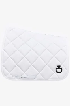 Dressyrschabrak Diamantquiltning Vit