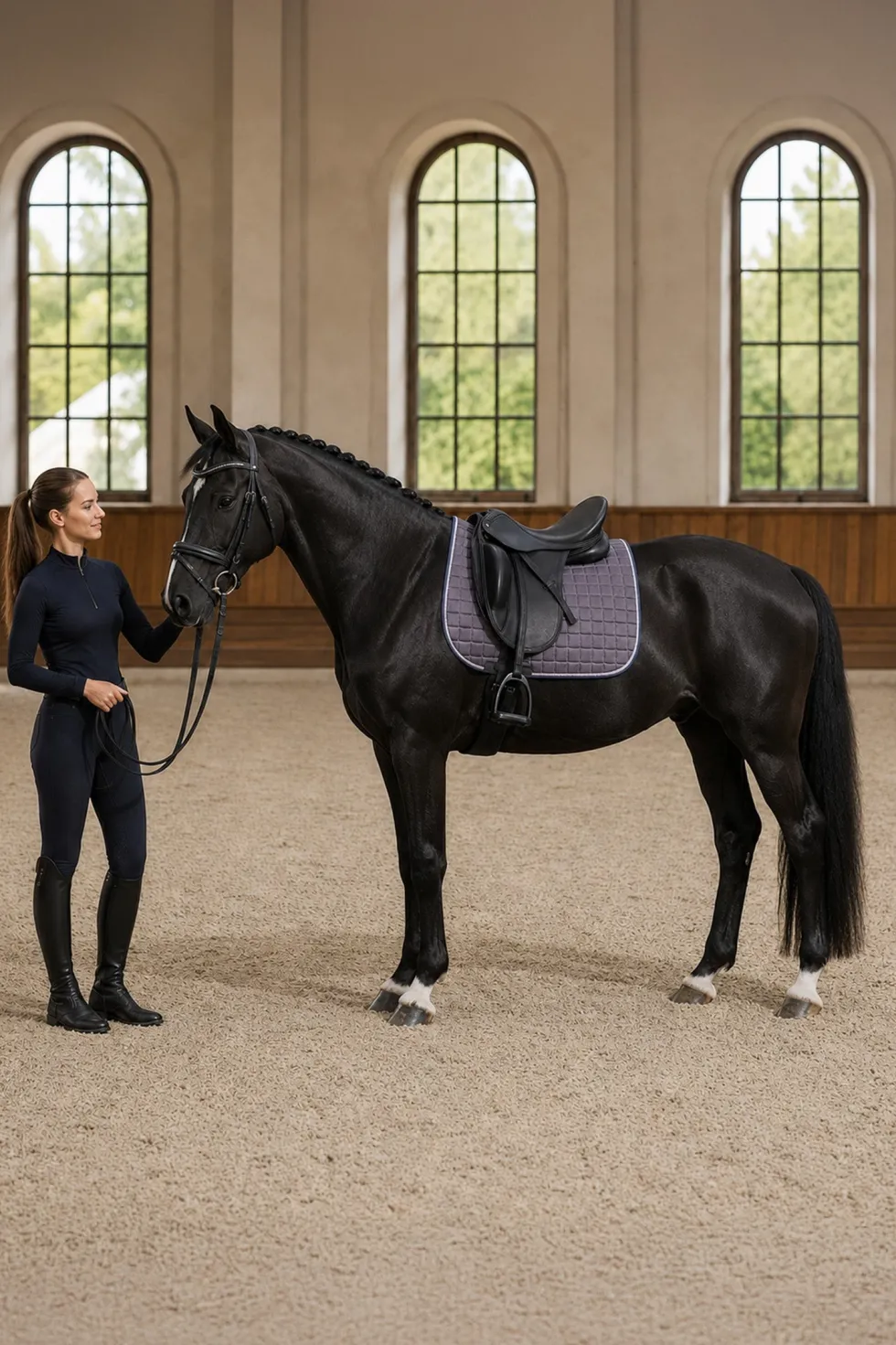 Dressyrschabrak Neo Star Graphite