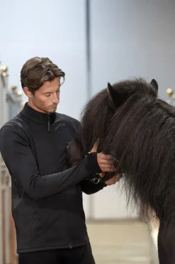Eques KLMagnus Herr Fleece Tröja Svart