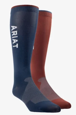 Essential Ridstrumpor 2-pack Navy/Brun
