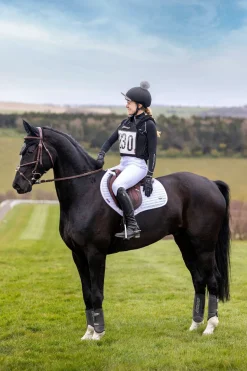 Eventing Bib Nummerlapp Svart