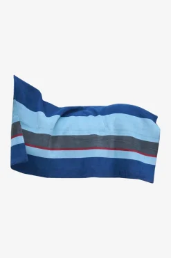 Fleecefilt Stripes 210*200 Navy/Grey
