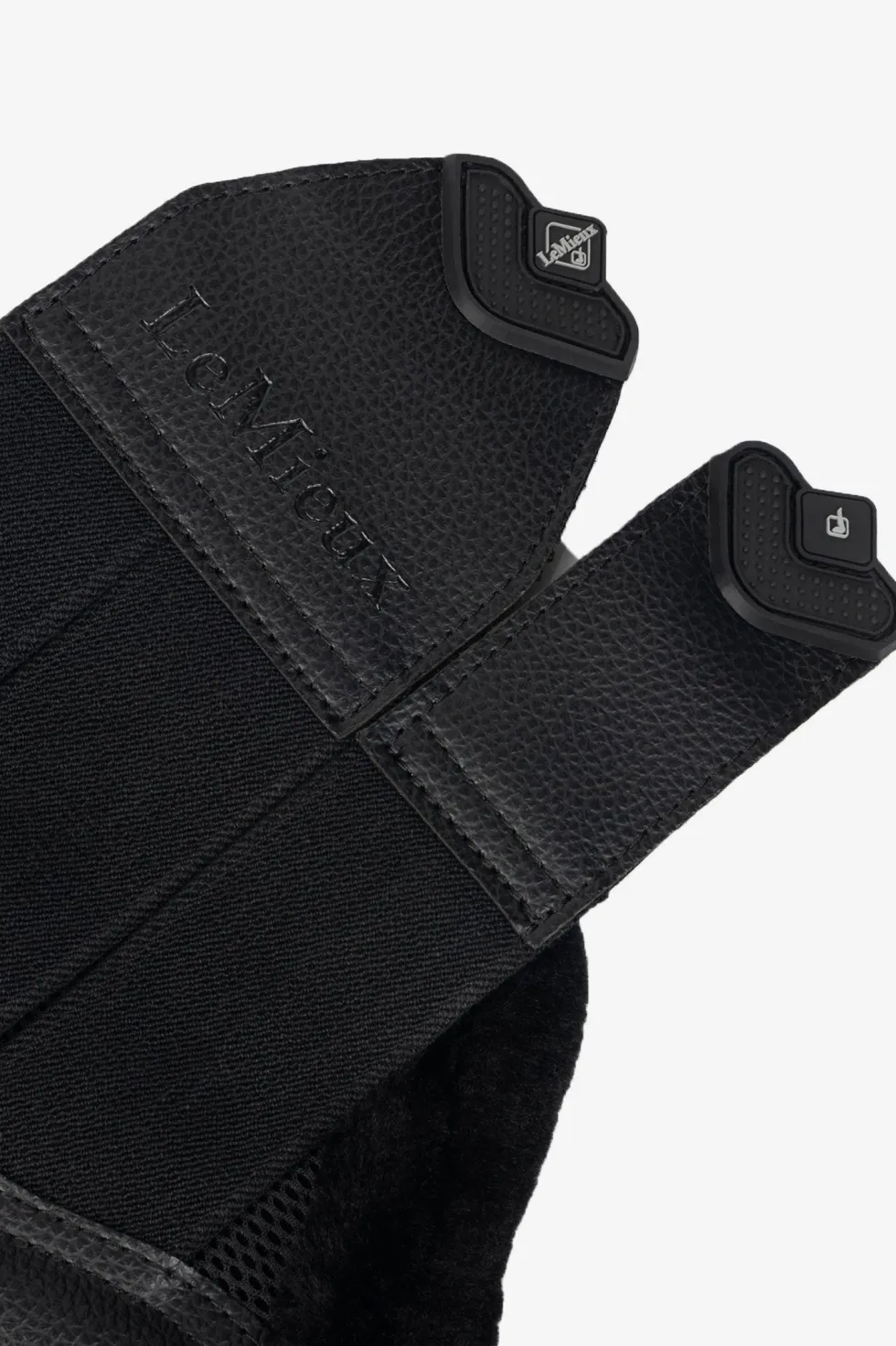Fleece Kant Mesh Damask Svart