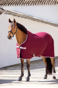 Fleecetäcke Arika Jersey-Tek Burgundy