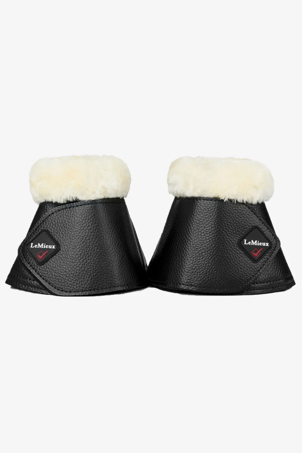 Fleece Wrapround Boots Svart/Creme