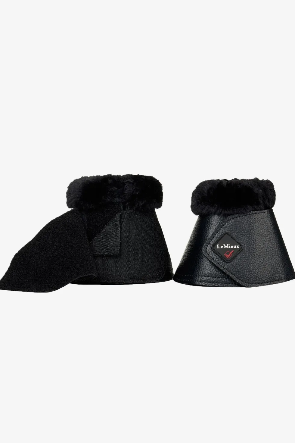 Fleece Wrapround Boots Svart