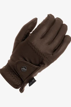 Flexible Ridhandskar Grip Vinter Junior Brun