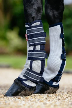 Flugbenskydd Arika Mesh navy