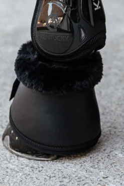 Fårskinn Läder Boots Svart/Svart