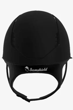 2.0 Glossy Miss Shield Frontal Band Crystal Fabric Matt Svart