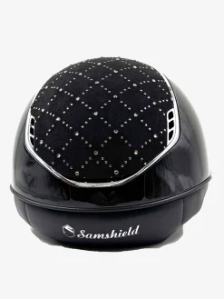 2.0 Glossy Miss Shield Lozenge Swarovski Svart