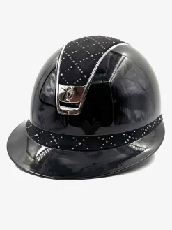 2.0 Glossy Miss Shield Lozenge Swarovski Svart