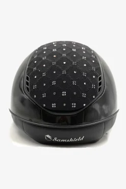 2.0 Glossy Miss Shield Royal Flower Matt Svart