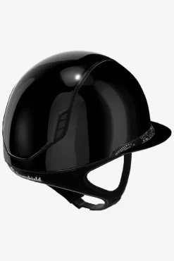 2.0 Glossy Miss Shield Svart Frontal Band Crystal Intarsia Matt