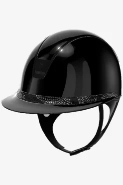 2.0 Glossy Miss Shield Svart Frontal Band Crystal Intarsia Matt
