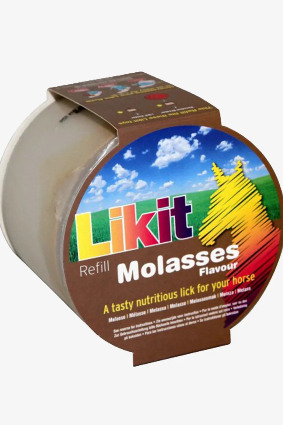 Godispaket LikIT Refill Melass 650g + Hållare