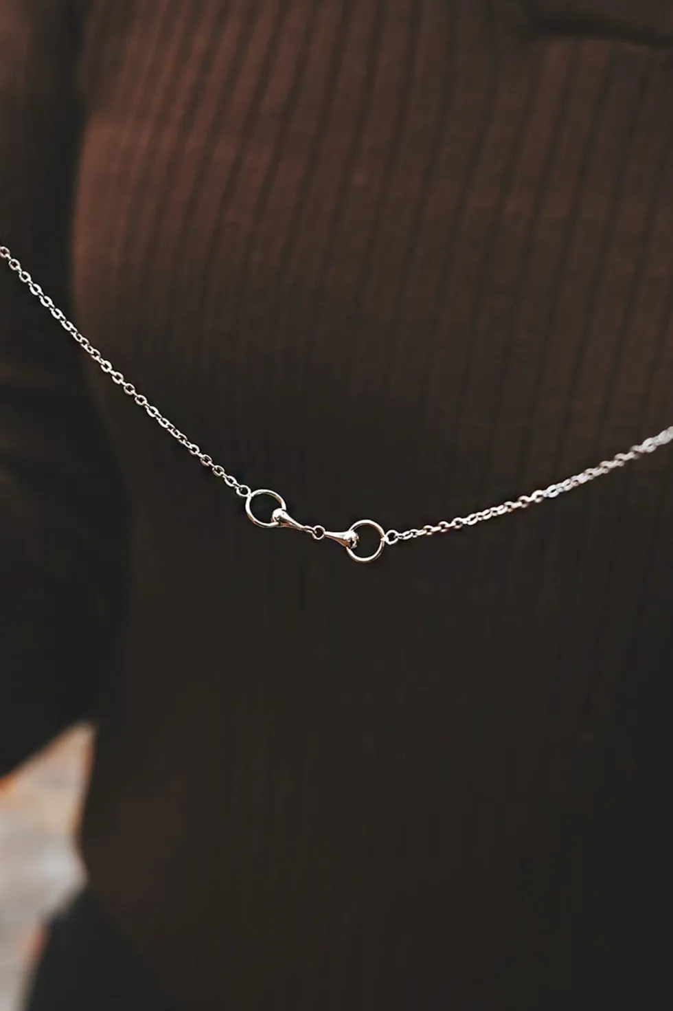 Halsband Kedja Bett Silver