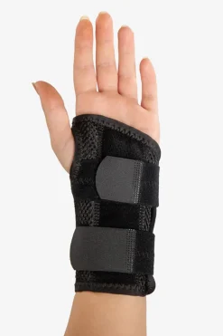 Handledsstöd Carpus med skena Höger Svart