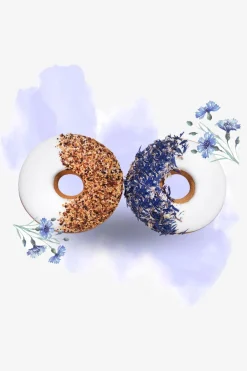 Hästgodis Donuts Rose Hip & Cornflower 2-pack