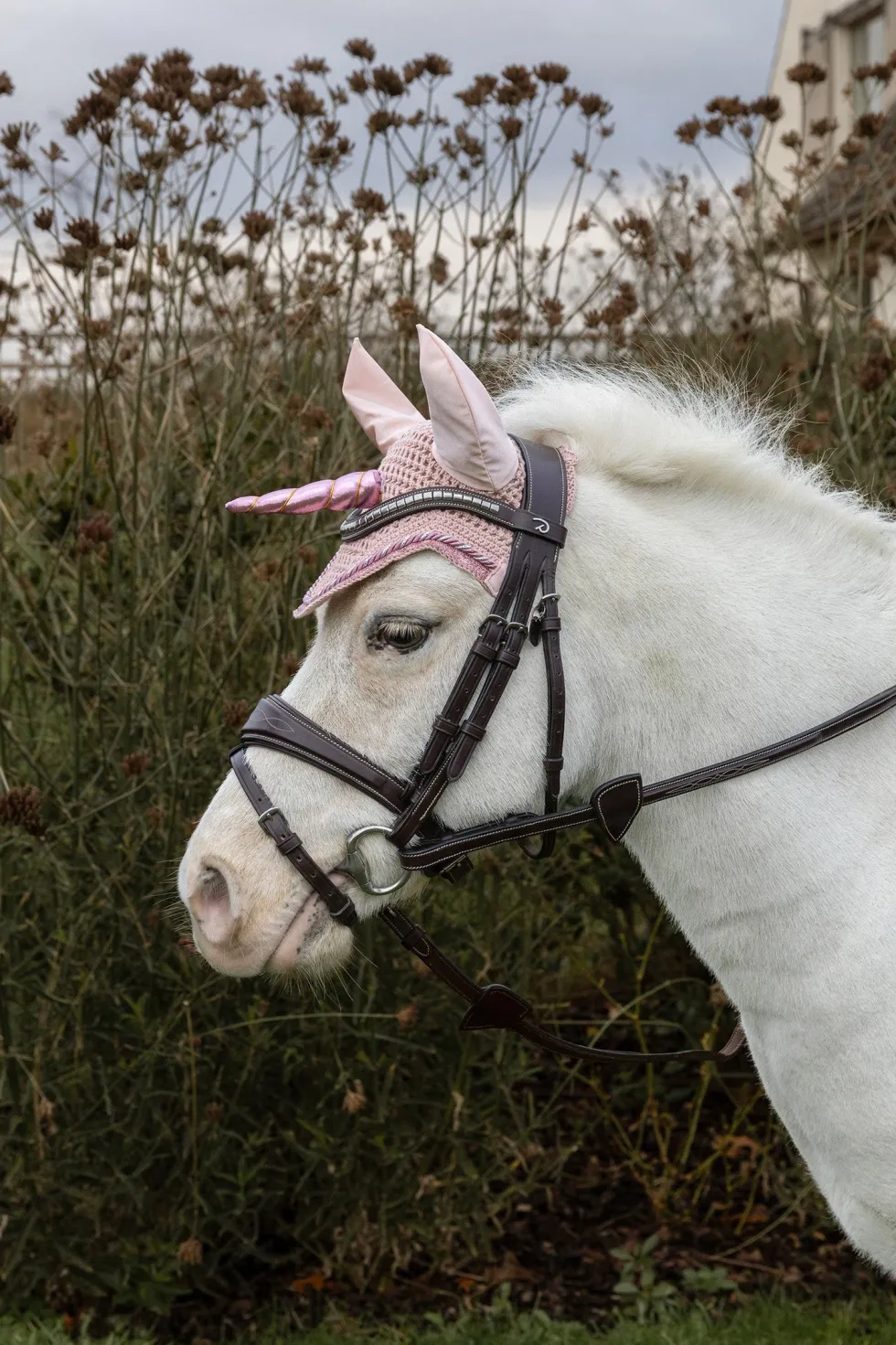 Huva Wellington Enhörning Glitter Ljusrosa