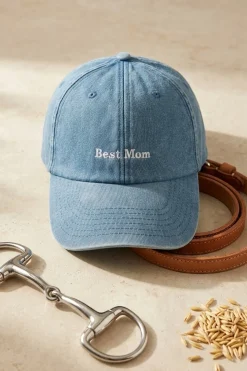 Keps Best Mom Ljusblå