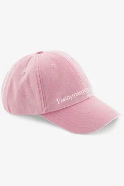Keps Tvättad Bomull Ponnymamma Dusty Pink
