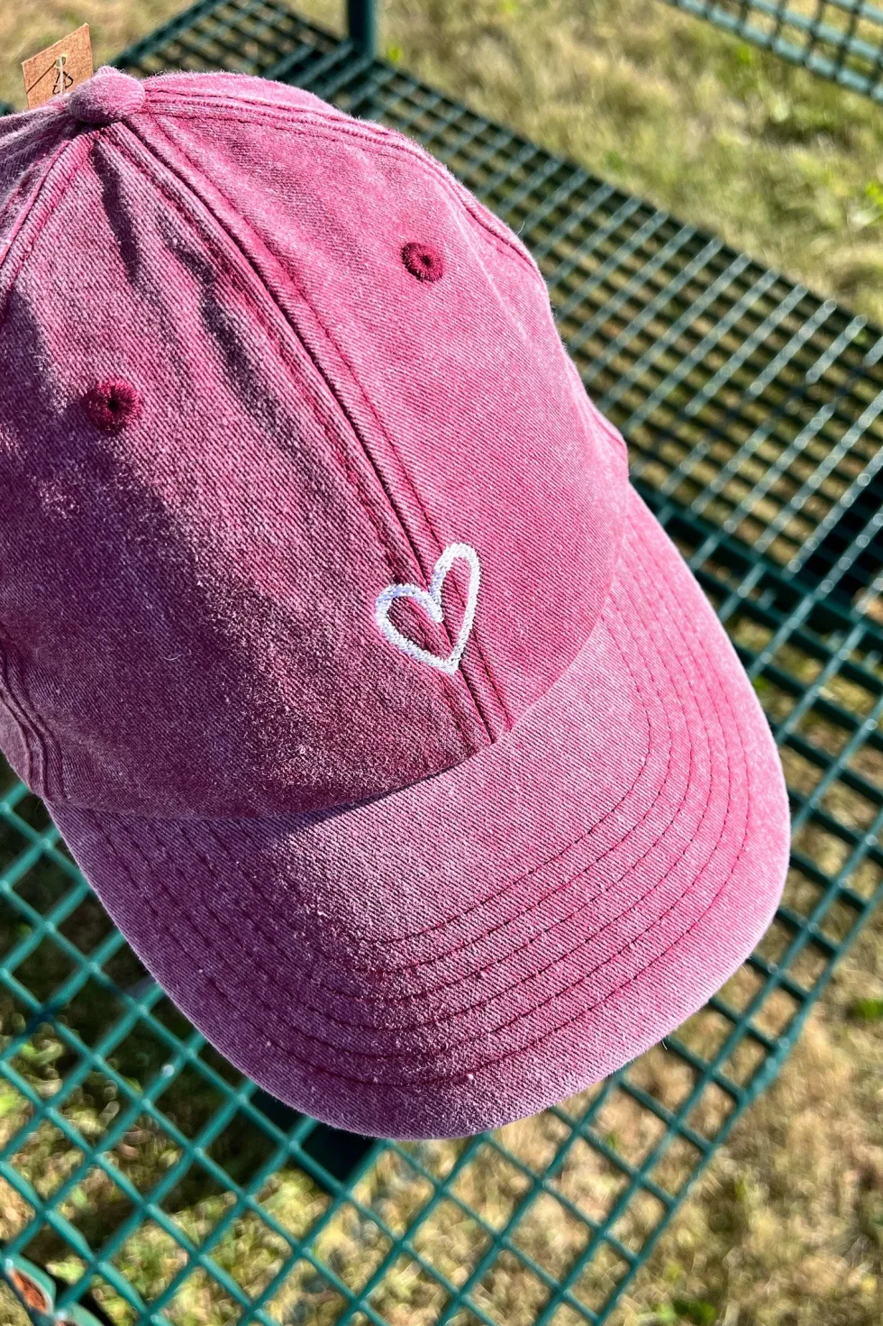 Keps Vintage Red Hjärta