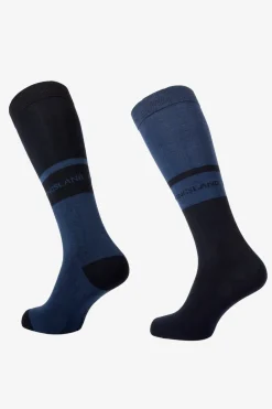 KLMiko Ridstrumpor 2-pack Blue Saragasso
