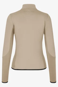 KLMiley Fleecetröja Beige Cobblestone