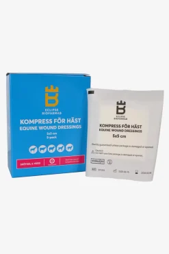 Kompress för häst 5X5cm 5-pack