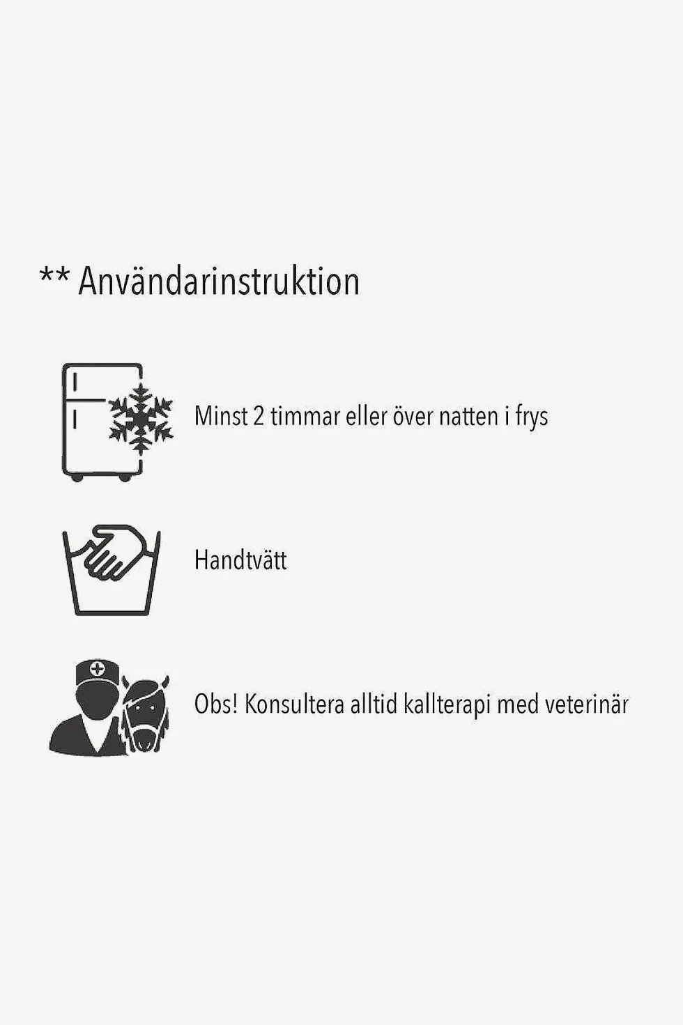 Kylbandage Has Svart