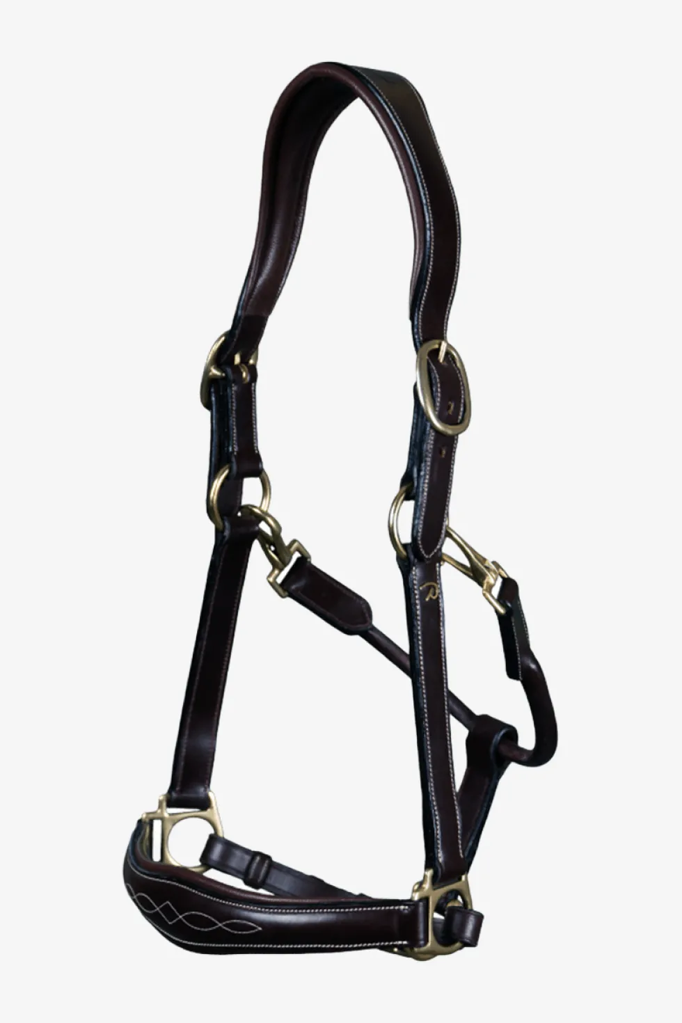 Lädergrimma 2-i-1 Dyon Collection Svart