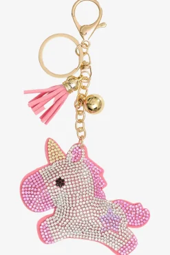 Nyckelring Enhörningsmotiv Glitter