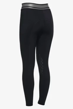 Perforated Stripe Logo Tights Junior