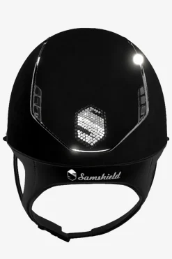 2.0 Premium Miss Shield Frontal Band Flower Swarovski + Shield Swarovski Svart