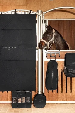 Quiltad Boxgardin Svart