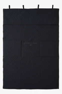 Quiltad Boxgardin Svart