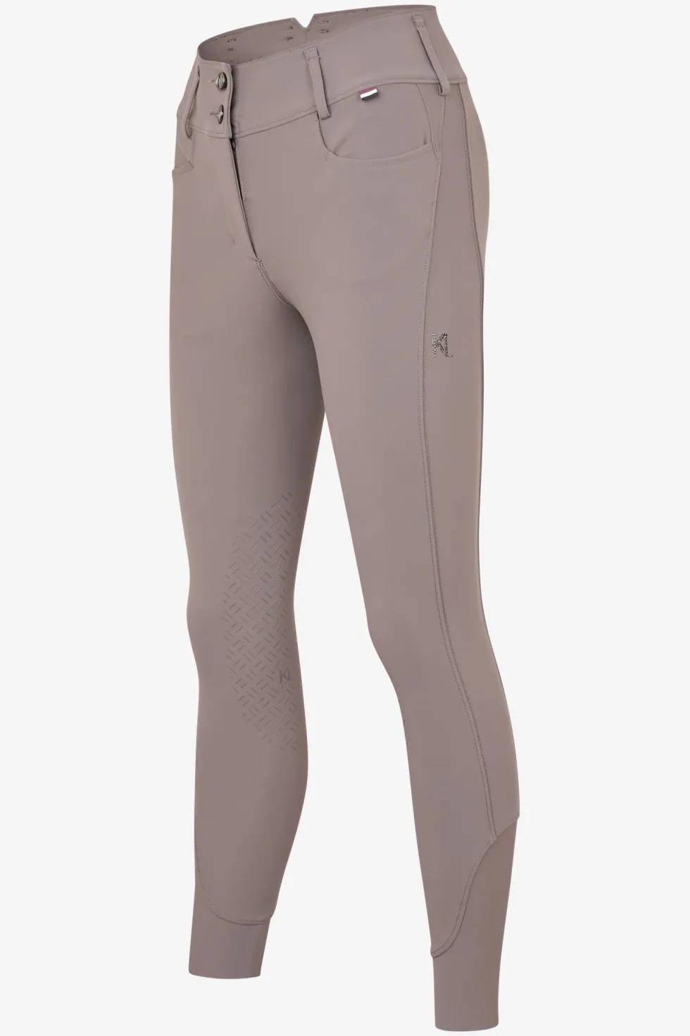 Ridbyxor KLKira H Knä Grip Brown Iron