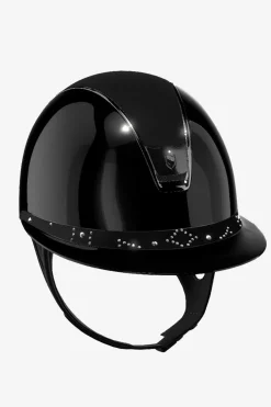 Ridhjälm 2.0 Glossy Miss Svart FB Celestial Crystal