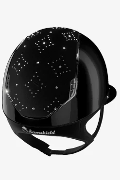 Ridhjälm 2.0 Glossy Miss Svart FB Celestial Crystal