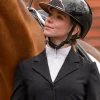 Ridhjälm H24 Lady Spark Svart Glossy