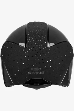 Ridhjälm H24 Lady Spark Svart Glossy